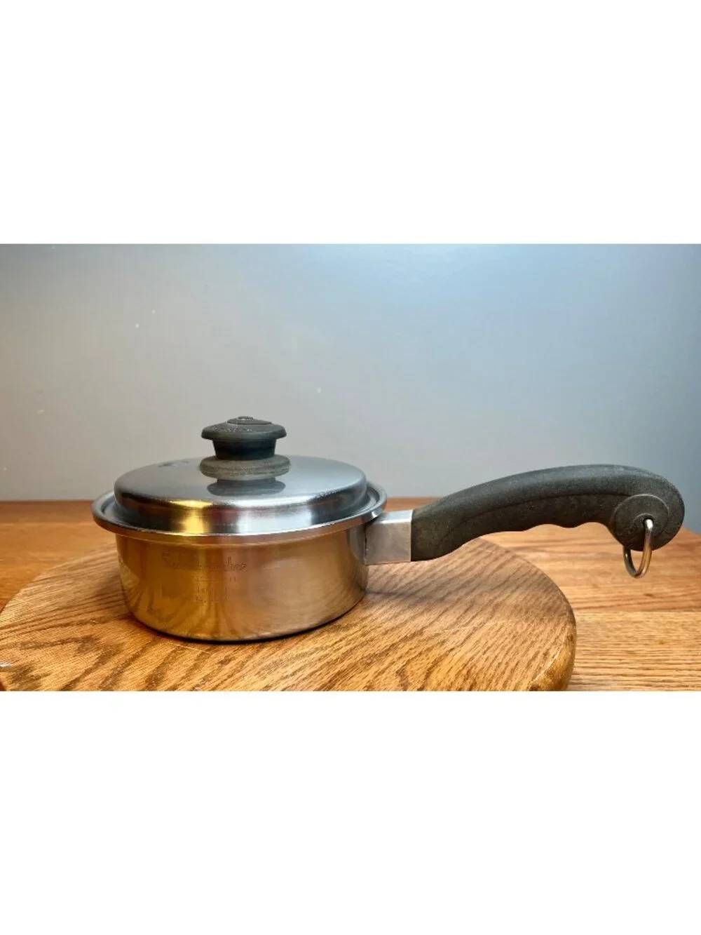Vintage 1 QT Saladmaster Stainless Steel Saucepan with Vapo Lid, Induction Com
